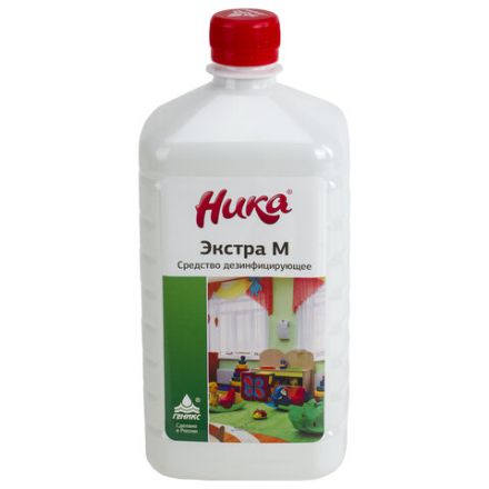 Средство дезинфицирующее 1 л, НИКА "ЭКСТРА М" Средство дезинфицирующее 1 л, НИКА "ЭКСТРА М"