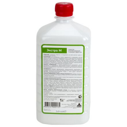 Средство дезинфицирующее 1 л, НИКА "ЭКСТРА М" Средство дезинфицирующее 1 л, НИКА "ЭКСТРА М"