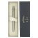 Ручка шариковая PARKER "Jotter Core Stainless Steel CT", ежедневник А5 черный, пакет, 880891