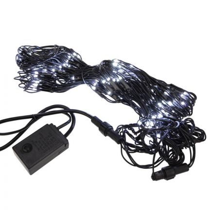 Гирлянда светодиодная Сеть 160 LED 1х1,5м, черный ПВХ, Белый 215-115 Гирлянда светодиодная Сеть 160 LED 1х1,5м, черный ПВХ, Белый 215-115