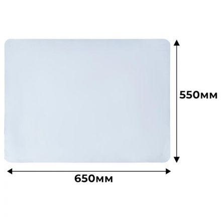 Коврик на стол Attache 55x65см ПВХ прозрачный, eco Коврик на стол Attache 55x65см ПВХ прозрачный, eco