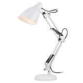 Светильник настольный ЭРА N-123-Е27-40W-W белый (12/96) Светильник настольный ЭРА N-123-Е27-40W-W белый (12/96)