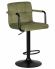 Стул барный DOBRIN KRUGER ARM BLACK, зеленый вельвет (LAR-E2041-7) Стул барный DOBRIN KRUGER ARM BLACK, зеленый вельвет (LAR-E2041-7)