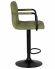 Стул барный DOBRIN KRUGER ARM BLACK, зеленый вельвет (LAR-E2041-7) Стул барный DOBRIN KRUGER ARM BLACK, зеленый вельвет (LAR-E2041-7)
