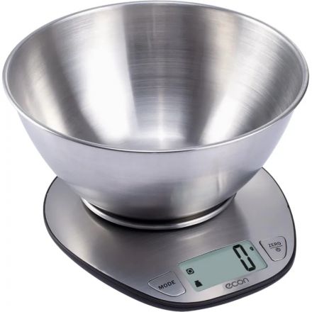 Весы Econ ECO-BS356K,кухонные электронные,стальная чаша объемом 1,8 л Весы Econ ECO-BS356K,кухонные электронные,стальная чаша объемом 1,8 л