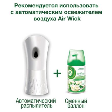 Сменный баллон 250 мл, AIRWICK "Нежные Цветы", для автоматических освежителей, универсальный, 224391 Сменный баллон 250 мл, AIRWICK "Нежные Цветы", для автоматических освежителей, универсальный, 224391