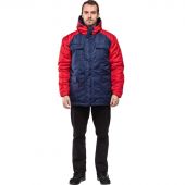 Куртка рабочая зимняя з41-КУ цв. синий/красный (р.44-46) 182-188