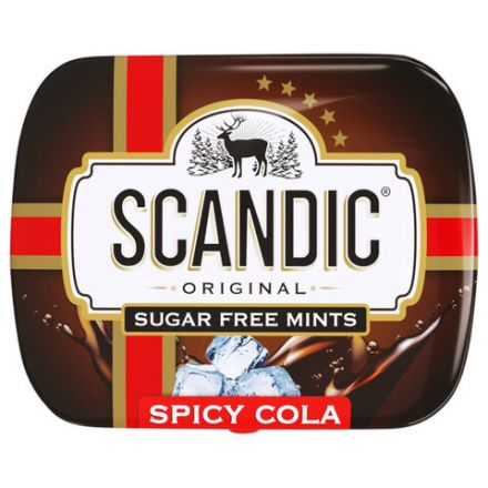 Драже освежающие SCANDIC без сахара со вкусом "Кола", 14 г, 4603766425511 Драже освежающие SCANDIC без сахара со вкусом "Кола", 14 г, 4603766425511