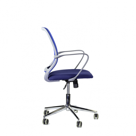 Кресло М-806 Хэнди/Handy greyPL хром Ср JD-06/D26-39 (синий) Кресло М-806 Хэнди/Handy greyPL хром Ср JD-06/D26-39 (синий)