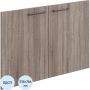 Двери Комус Мебель K-Loft тум.дл оргт.2шт. 241T005 764х516 дуб сон.темн/чер