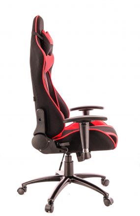 Кресло Everprof Lotus S4 Ткань Черный/Красный