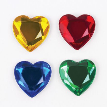 Стразы самоклеящиеся "Сердце", 14 мм, 30 г, 5 цветов, ОСТРОВ СОКРОВИЩ, 661385 Стразы самоклеящиеся "Сердце", 14 мм, 30 г, 5 цветов, ОСТРОВ СОКРОВИЩ, 661385