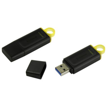 Флеш-диск 128 GB KINGSTON DataTraveler Exodia, разъем USB 3.2, черный/желтый, DTX/128GB Флеш-диск 128 GB KINGSTON DataTraveler Exodia, разъем USB 3.2, черный/желтый, DTX/128GB