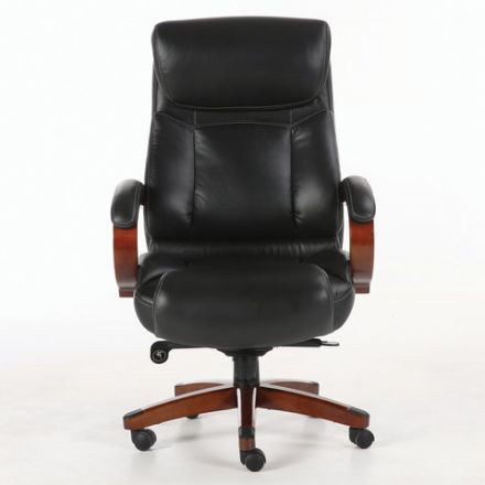 Кресло из натуральной кожи BRABIX PREMIUM "Infinity EX-707", дерево, черное, 531826