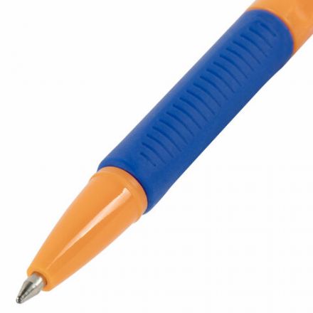 Ручки шариковые с грипом BRAUBERG "ULTRA GT ORANGE", НАБОР 10 ШТУК, СИНИЕ, 0,35 мм, блистер, 144057 Ручки шариковые с грипом BRAUBERG "ULTRA GT ORANGE", НАБОР 10 ШТУК, СИНИЕ, 0,35 мм, блистер, 144057