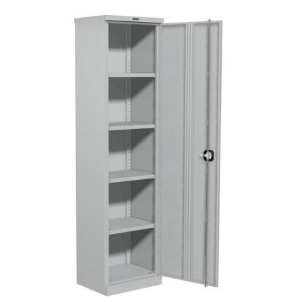 Шкаф металлический офисный BRABIX "MK 18/47/37-01", 1830х472х370 мм, 25 кг, 4 полки, разборный, 291138, S204BR181102 Шкаф металлический офисный BRABIX "MK 18/47/37-01", 1830х472х370 мм, 25 кг, 4 полки, разборный, 291138, S204BR181102