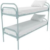 Кровать CAM_металлическая двухъярусная Стандарт+2 80х190 сетка 100х50 2 пер