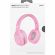 Наушники Pero BH04 Pink, bluetooth, полноразмерные