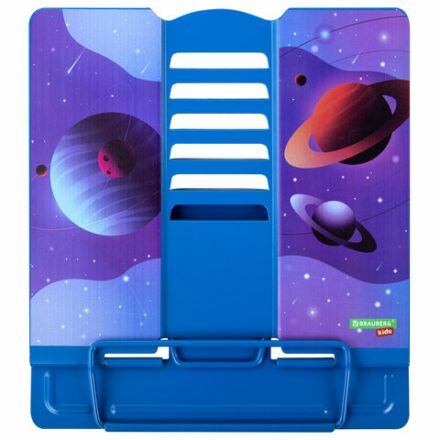 Подставка для книг и учебников BRAUBERG KIDS "Outer Space" регулируемый угол наклона, металл, 238055 Подставка для книг и учебников BRAUBERG KIDS "Outer Space" регулируемый угол наклона, металл, 238055