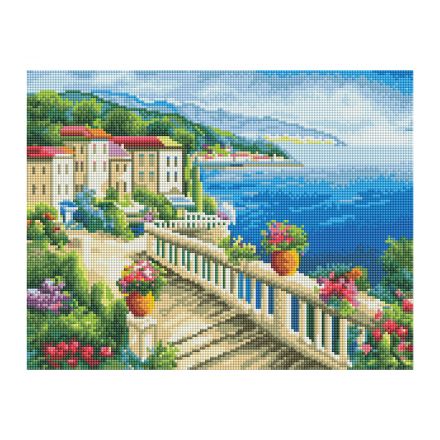 Алмазная мозаика ТРИ СОВЫ "Набережная", 30*40см, холст, картонная коробка с пластиковой ручкой Алмазная мозаика ТРИ СОВЫ "Набережная", 30*40см, холст, картонная коробка с пластиковой ручкой