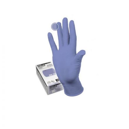 Мед.смотров. перчатки нитрил., нестер.,фиолетовый,MANUAL RN 709 (M) 50пар
