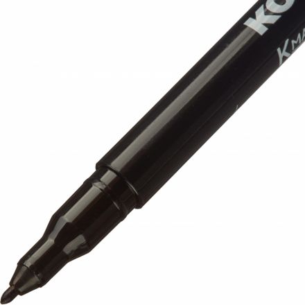 Маркер перманентный Kores черный (толщина линии 1 мм) Маркер перманентный Kores черный (толщина линии 1 мм)