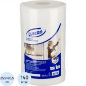 Салфетки хозяйственные в рулоне Luscan вискоза 25.5x20.5 см 140 листов
