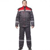 Костюм рабочий зимний муж з31-КПК сер/красн (р.44-46) 170-176 (Арсенал-СП) Костюм рабочий зимний муж з31-КПК сер/красн (р.44-46) 170-176 (Арсенал-СП)