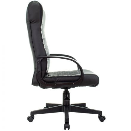 Кресло VB_Echair-657 PU кожзам черный пластик