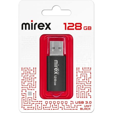 Флеш-память Mirex USB 3.0 UNIT BLACK 128Gb (13600-FM3UB128 ) Флеш-память Mirex USB 3.0 UNIT BLACK 128Gb (13600-FM3UB128 )