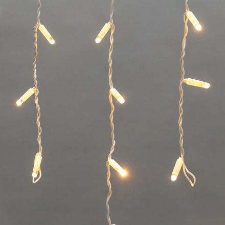 Гирлянда светодиодная Бахрома 4,8х0,6м 152LED ТЕПЛЫЙ БЕЛЫЙ IP65,255-138-6