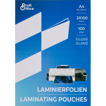 Пленка для ламинирования ProfiOffice А4, 150мкм 100шт/уп. Пленка для ламинирования ProfiOffice А4, 150мкм 100шт/уп.