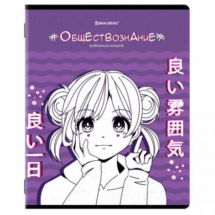 Тетради предметные, КОМПЛЕКТ 12 ПРЕДМЕТОВ, 48 л., глянцевый УФ-лак, BRAUBERG, "ANIME", 404608 Тетради предметные, КОМПЛЕКТ 12 ПРЕДМЕТОВ, 48 л., глянцевый УФ-лак, BRAUBERG, "ANIME", 404608