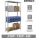 Стеллаж металлический BRABIX "MS KD-180/40-4", 1800х1000х400 мм, 4 полки, сборная стойка, 291115, S240BR144402