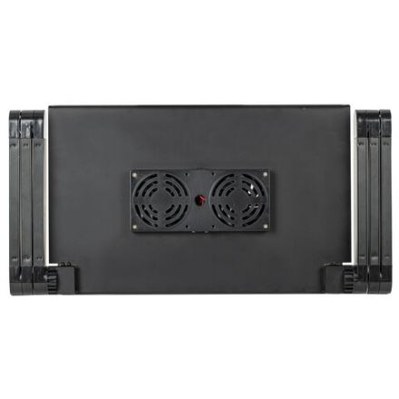 Подставка складной столик для ноутбука с охлаждением, регулируемый, 420х260 мм, BRAUBERG, 513619 Подставка складной столик для ноутбука с охлаждением, регулируемый, 420х260 мм, BRAUBERG, 513619