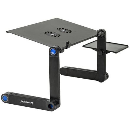 Подставка складной столик для ноутбука с охлаждением, регулируемый, 420х260 мм, BRAUBERG, 513619 Подставка складной столик для ноутбука с охлаждением, регулируемый, 420х260 мм, BRAUBERG, 513619