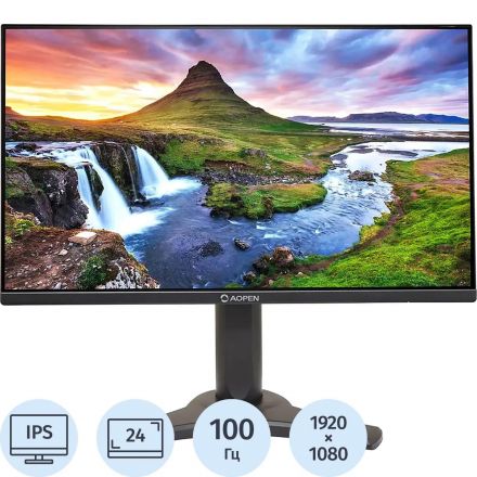 Монитор AOpen 24CL2YEbmirx (UM.QC2EE.E01)23.8/IPS/1ms/HDMI/VGA/100Hz/250cd