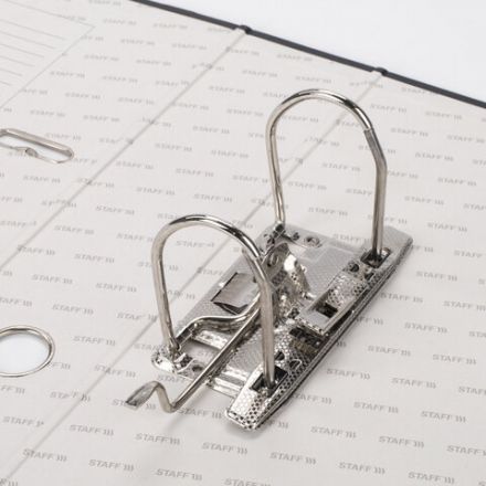 Папка-регистратор STAFF "Manager" с покрытием из ПВХ, 70 мм, без уголка, черная, 225187 Папка-регистратор STAFF "Manager" с покрытием из ПВХ, 70 мм, без уголка, черная, 225187