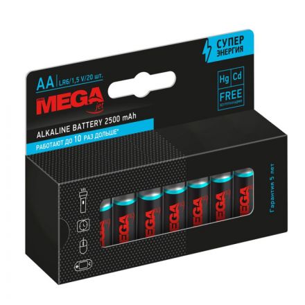 Батарейка Promega AA/LR06 бл/20шт Батарейка Promega AA/LR06 бл/20шт