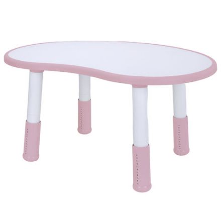 Стол детский BRABIX KIDS CT-002, растущий, 2-8 лет, пластик белый + розовый, 533295 Стол детский BRABIX KIDS CT-002, растущий, 2-8 лет, пластик белый + розовый, 533295