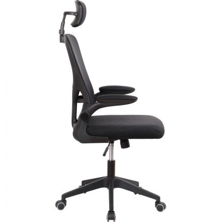 Кресло BN_SH_EChair-649 TC сетка/ткань черный Кресло BN_SH_EChair-649 TC сетка/ткань черный