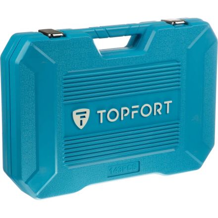 Набор инструмента Topfort 143 предмета 1/2, 3/8 и 1/4