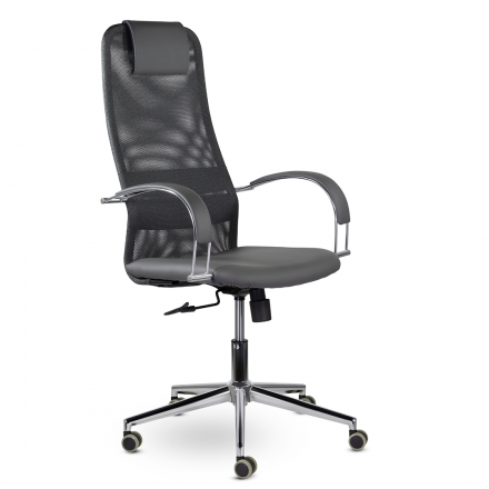 Кресло СН-601 Соло хром SoloCH Ср S-0422/TW-72/S-0422 (темно-серый) Кресло СН-601 Соло хром SoloCH Ср S-0422/TW-72/S-0422 (темно-серый)