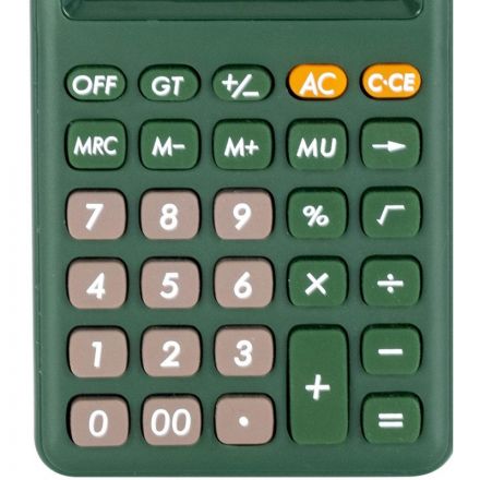 Калькулятор настольн.КОМПАКТ. Deli EM120,12р, дв. питание, 118x70мм,зеленый Калькулятор настольн.КОМПАКТ. Deli EM120,12р, дв. питание, 118x70мм,зеленый