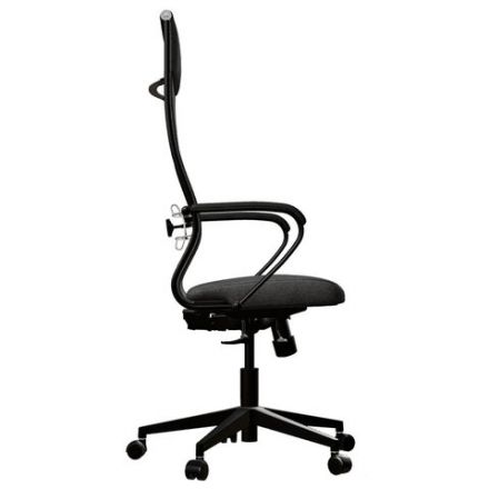 Кресло МЕТТА "ErgoLife" 10 B1-162K, пластик, синхромеханизм, ткань, темно-серое