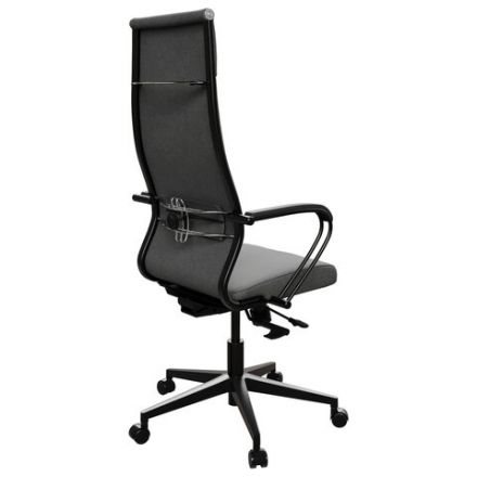 Кресло МЕТТА "ErgoLife" 10 B1-162K, пластик, синхромеханизм, ткань, темно-серое