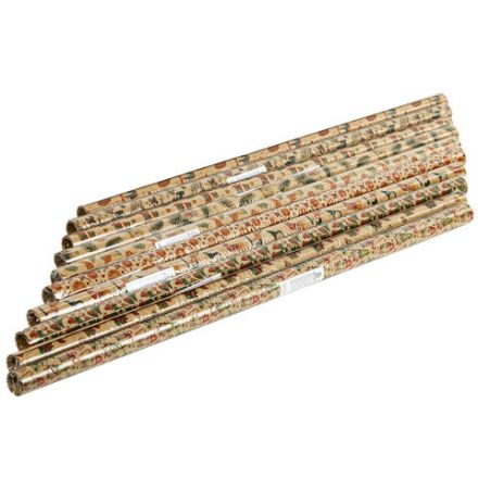 Бумага упаковочная подарочная новогодняя "Christmas Kraft", 70х100 см, 10 дизайнов ассорти, ЗОЛОТАЯ СКАЗКА, 592053 Бумага упаковочная подарочная новогодняя "Christmas Kraft", 70х100 см, 10 дизайнов ассорти, ЗОЛОТАЯ СКАЗКА, 592053