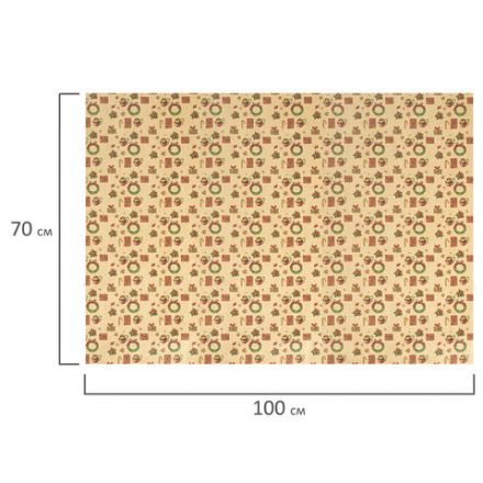 Бумага упаковочная подарочная новогодняя "Christmas Kraft", 70х100 см, 10 дизайнов ассорти, ЗОЛОТАЯ СКАЗКА, 592053 Бумага упаковочная подарочная новогодняя "Christmas Kraft", 70х100 см, 10 дизайнов ассорти, ЗОЛОТАЯ СКАЗКА, 592053