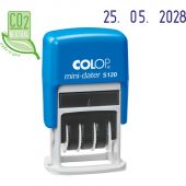 Датер автоматический пластиковый Colop S120 Bank мини (шрифт 3.8 мм, месяц обозначается цифрами)