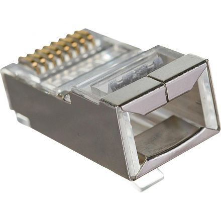 Коннектор RJ45 TWT TWT-PL45/S-8P8C-6 STP 8P8C, унив cat.6, 100шт/уп